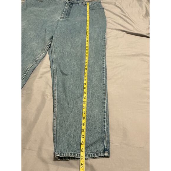 Eddie Bauer Vintage 90s Light Wash Mom Jeans Size 20 Straight Leg Pants women’s - Picture 7 of 7